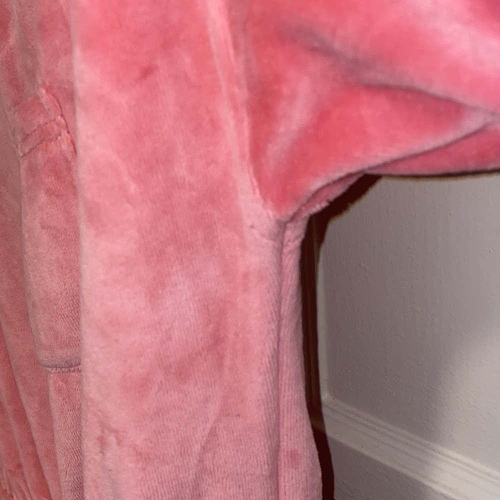 Fashion Nova Medium Pink Velour Romper Suit - Picture 6 of 14